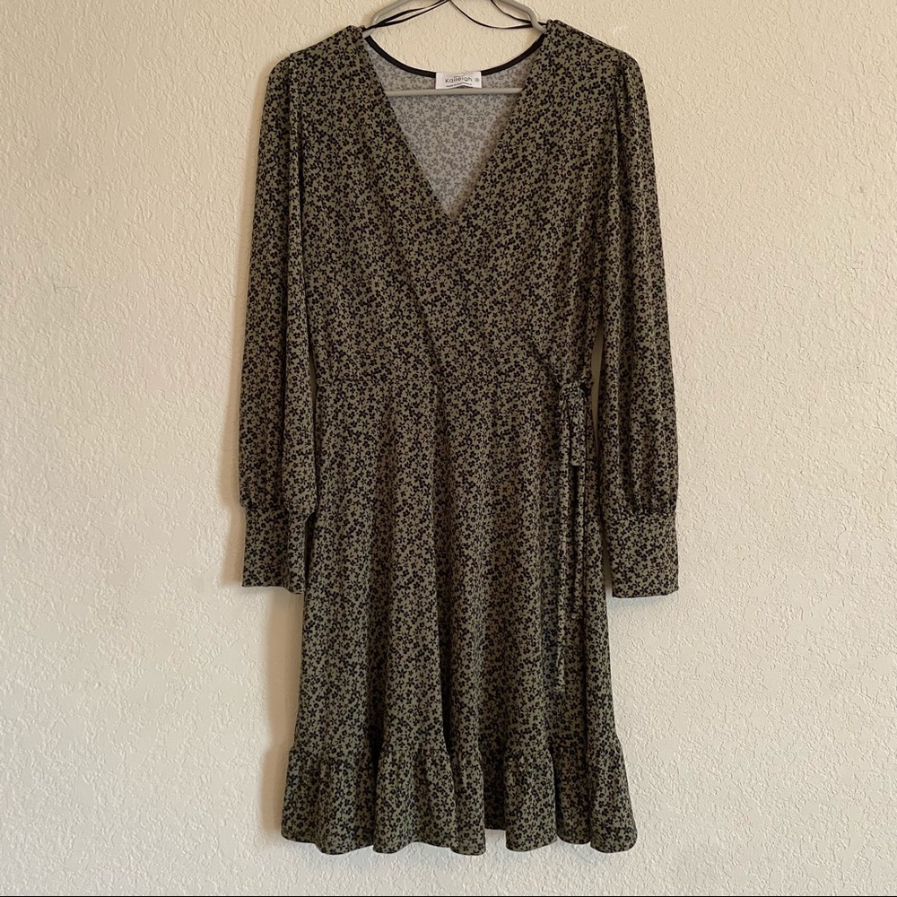Faux Wrap Dress